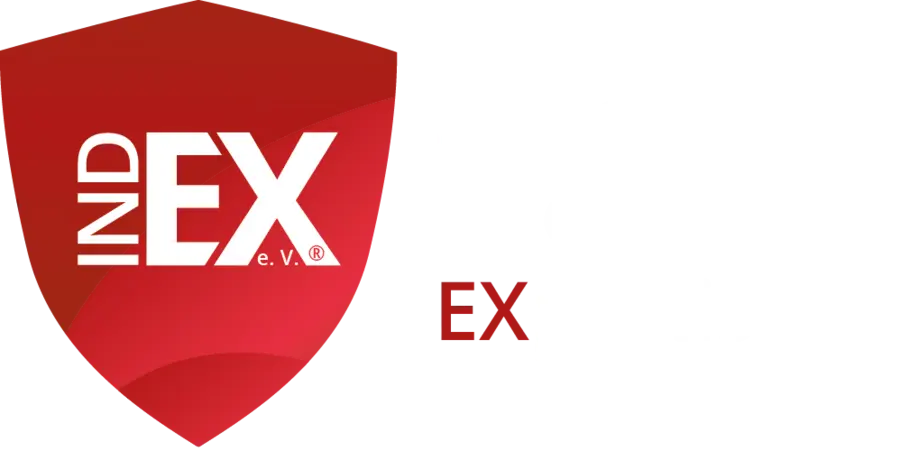 IND EX logo representing Safety, Science, and Expertise in industrial safety and explosion prevention.