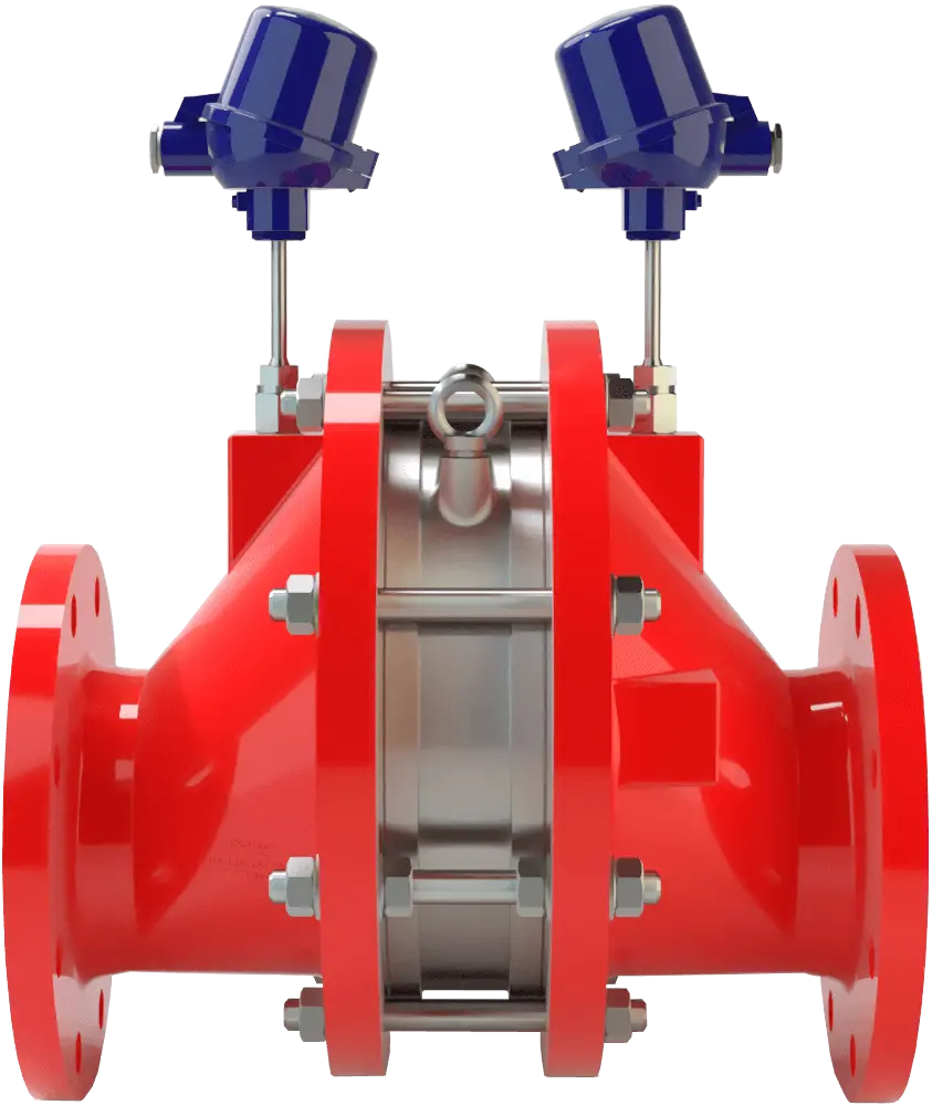 PROTEGO deflagration flame arrester with temperature sensor
